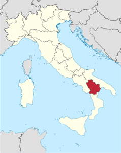 Region Basilikata Italien