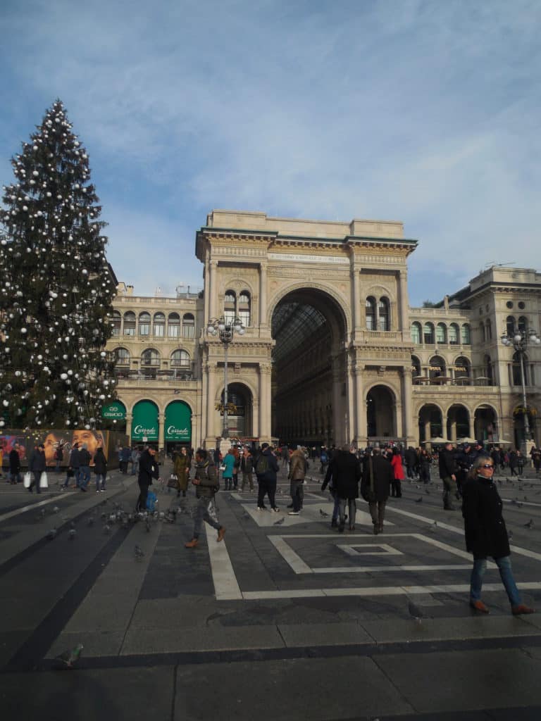 Eingang zur Galleria Vittorio Emanuele II