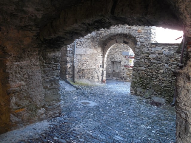 Mittelaltergassen in Triora in Ligurien