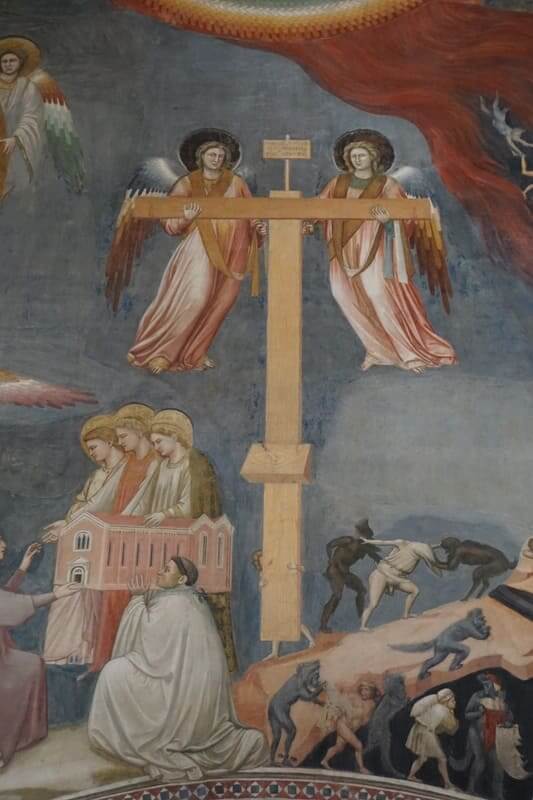 Enrico Scrovegni überreicht die Arenakapelle der Madonna