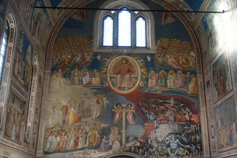 Das Jüngste Gericht von Giotto in der Arenakapelle in Padua