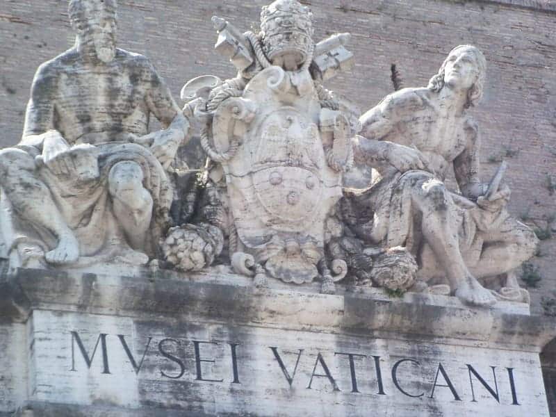 Eingang zu den Vatikanischen Museen