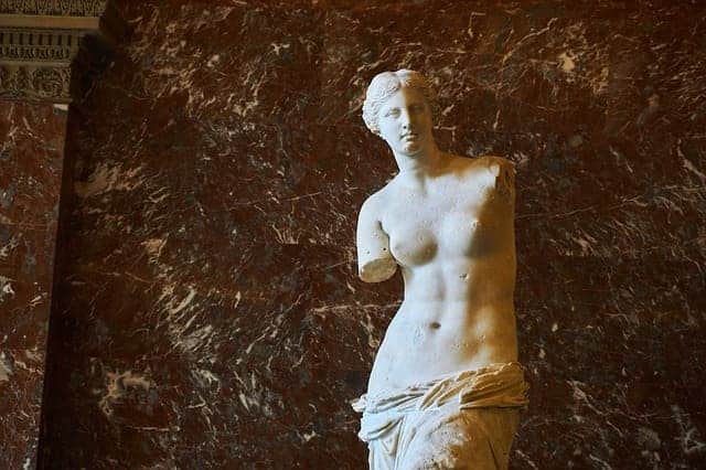 Die Venus von Milo als Skulptur