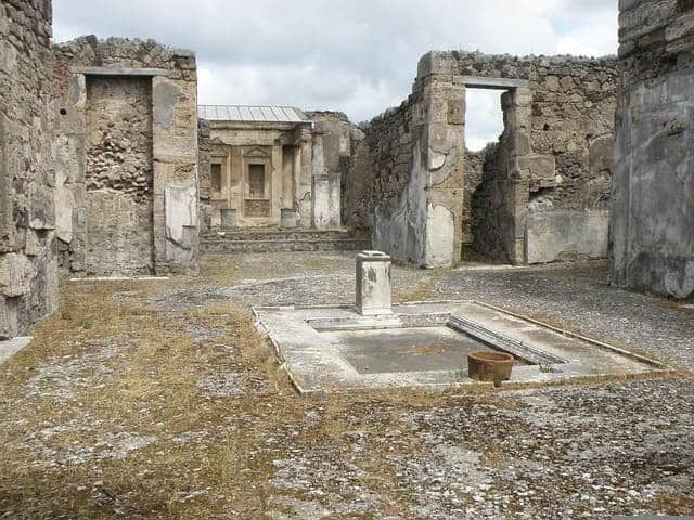 Platz in Pompeji