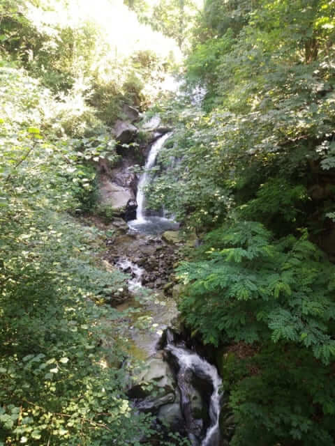 Wasserfall von Sagliano-Micca im Biellese