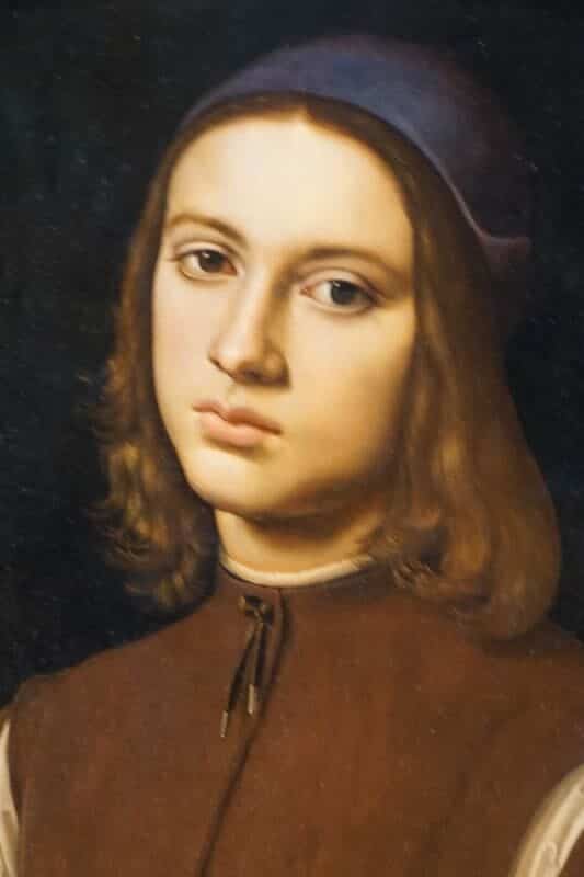 "Bildnis eines Jungen" von Perugino