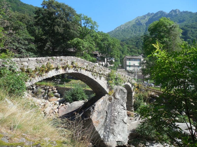 die alte Ponte della coda in Piedicavallo