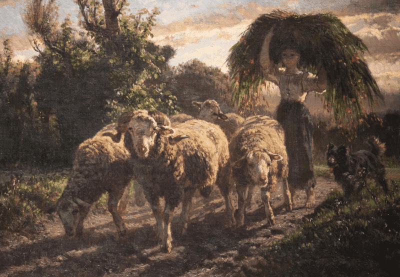 "Pastorella" von Filippo Palizzi
