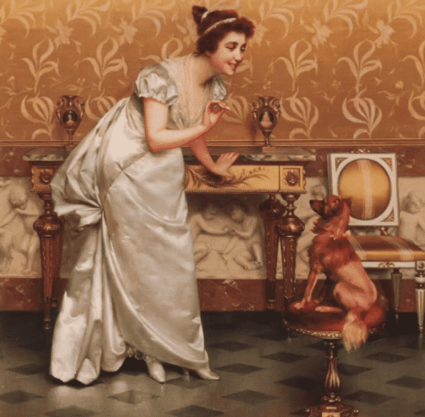 "Scherzando col cane" von Vittorio Reggianini