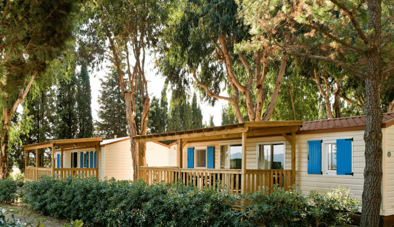 Campingplatz Le Capanne inmitten von viel Grün