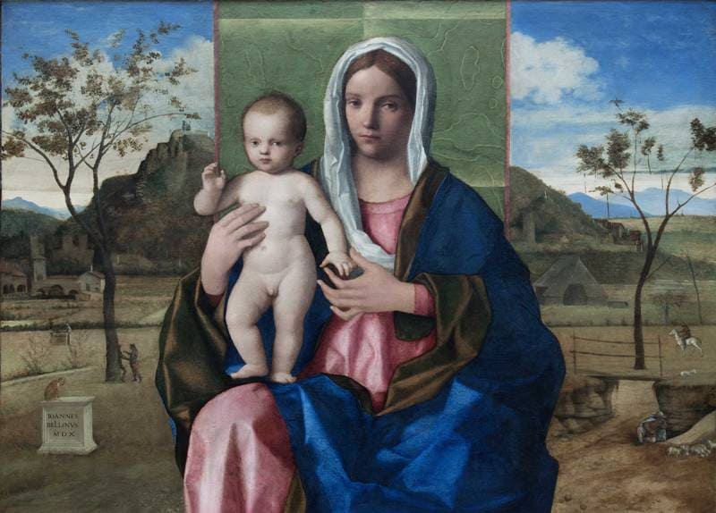 Madonna mit Kind von Giovanni Bellini um 1510