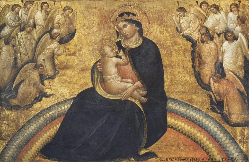 Madonna mit Kind von Giovanni da Bologna 1370-1377
