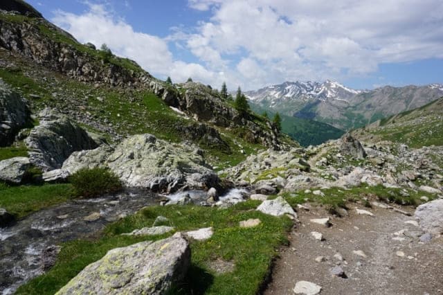 Ein Blick zurück mit Panoramakulisse