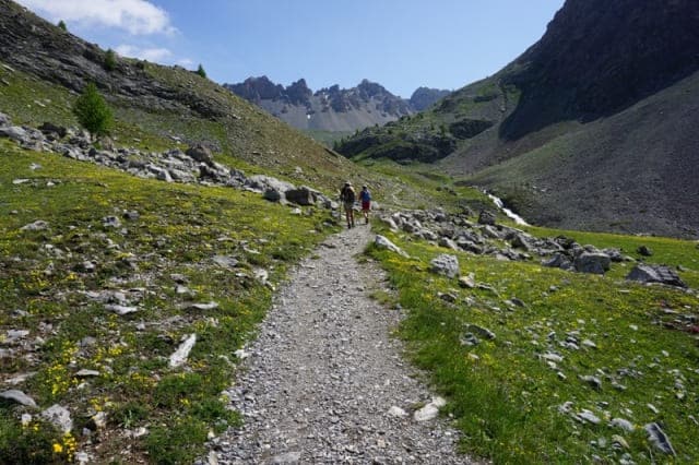 Weitere Wanderer, die zu den Seen des Roburent möchten
