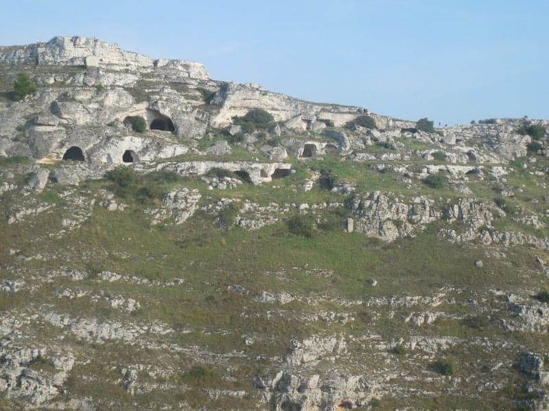 Grotten der Gravina in der Nähe von Matera
