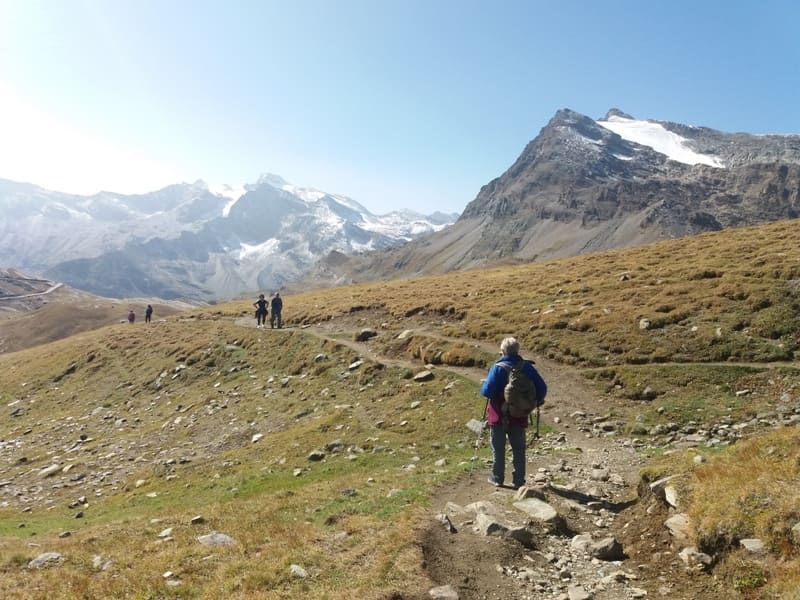 Wanderweg zum Lago Rosset oberhalb der Laghi di Nivolet